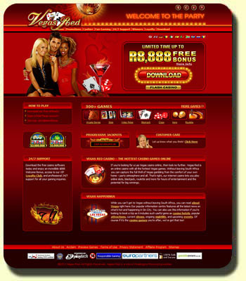 Vegas Red Casino Screenshot